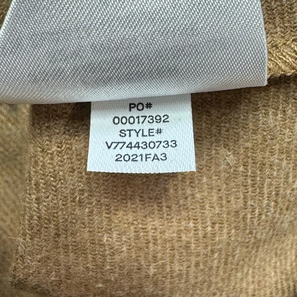 Vince Brushed Flannel Side Slit Slip Skirt in Tan size 10 - Picture 8 of 13